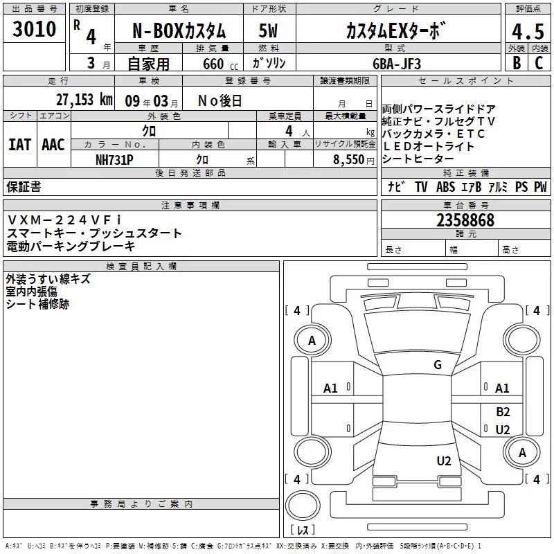 Honda N-Box JF3 2022