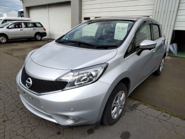 1167 Nissan Note NE12 2016 г. (LUM Hokkaido Nyusatsu)