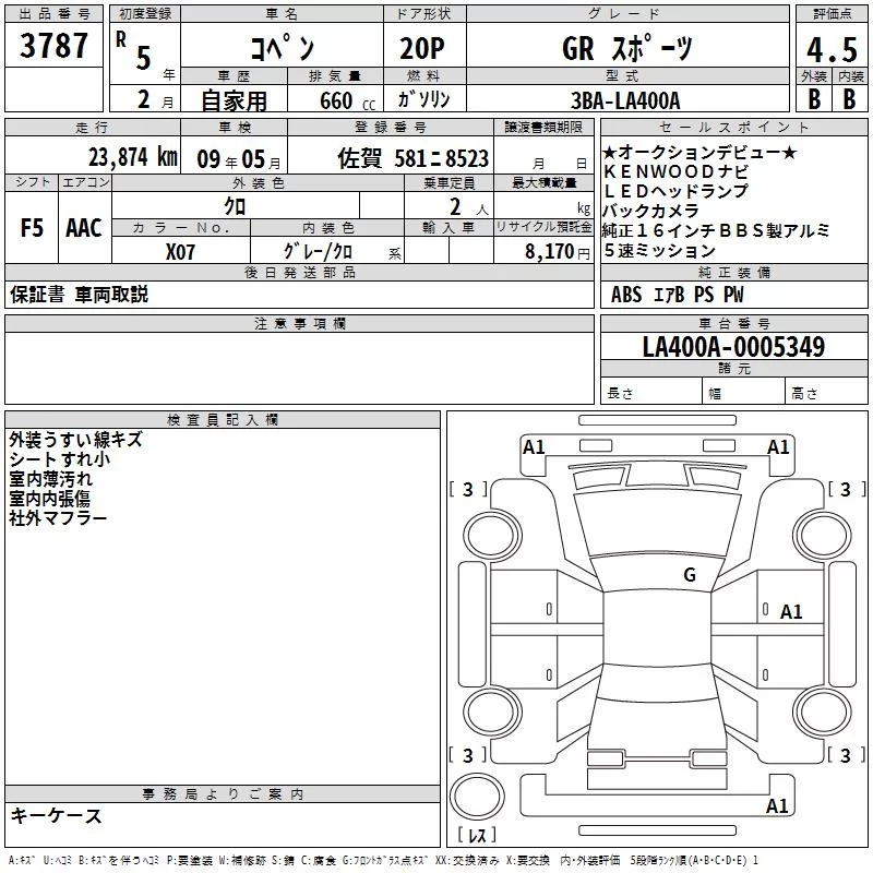 Toyota Copen LA400A 2023
